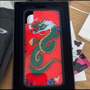 BRAND NEW red dragon wildflower case